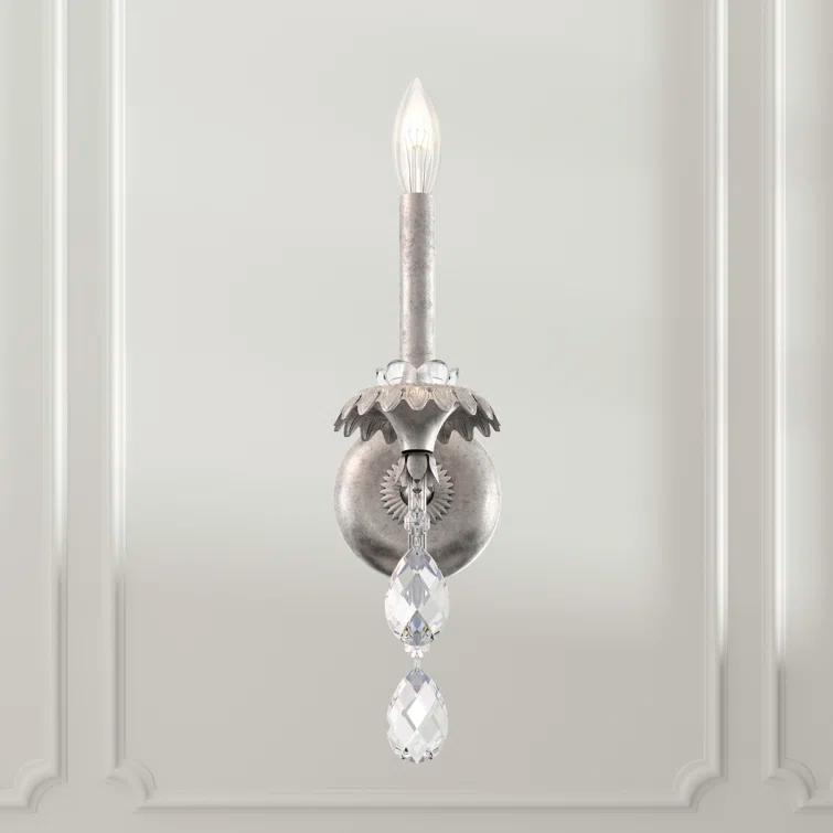 Helenia Steel Candle Wall Light
