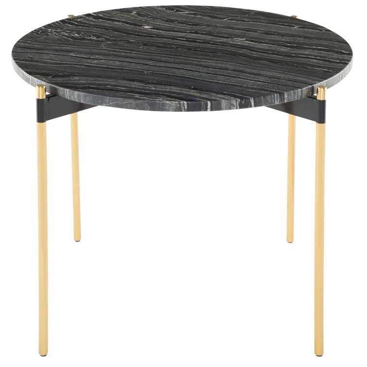 Pixie Marble Top End Table