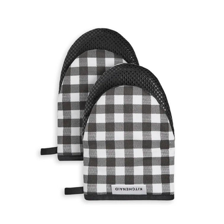 KitchenAid Gingham 2-Piece Oven Mitt (Set of 2)