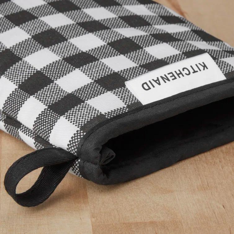 KitchenAid Gingham 2-Piece Oven Mitt (Set of 2)