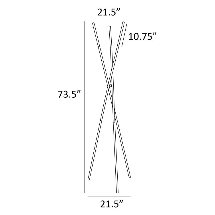 Simmons 73.5'' Dimmable LED Floor Lamp