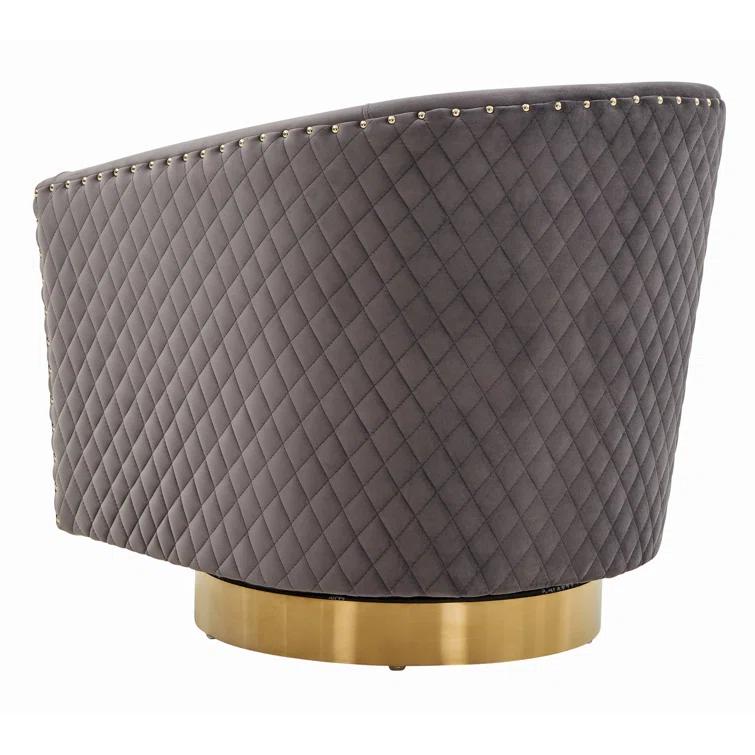 Skye Upholstered Swivel Barrel Chair