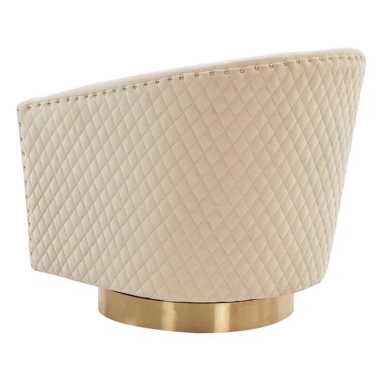 Skye Upholstered Swivel Barrel Chair