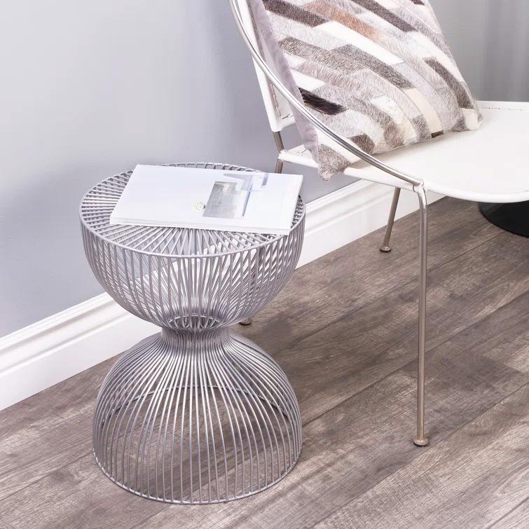 Butler Specialty Nicholas Silver Meatl End Table