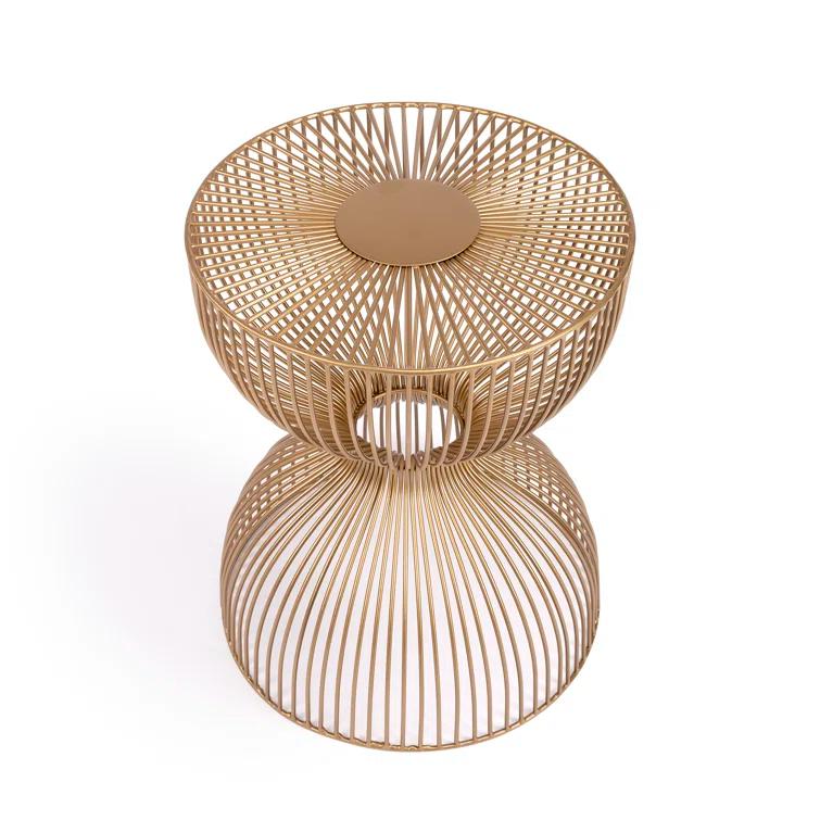 Butler Specialty Nicholas Gold Metal End Table