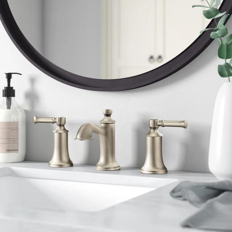 Moen Dartmoor Two-Handle Widespread Bathroom Faucet Trim Kit, Valve Required
