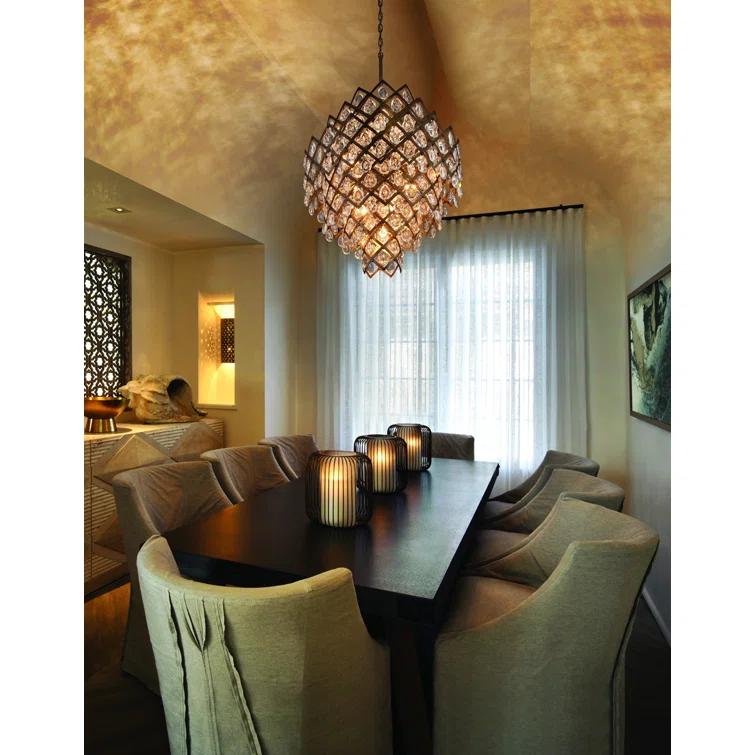 Tiara 11-Light Unique / Statement Geometric Chandelier