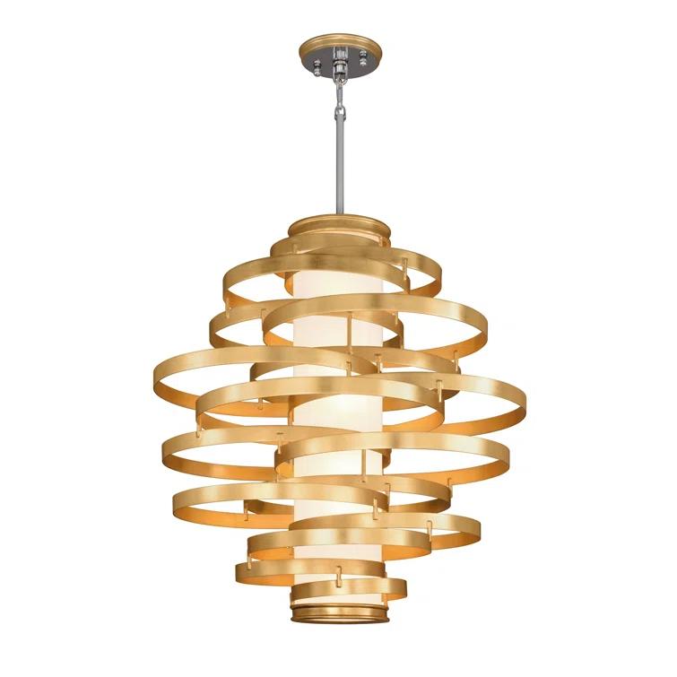 Vertigo 6-Light Unique / Statement Geometric Chandelier