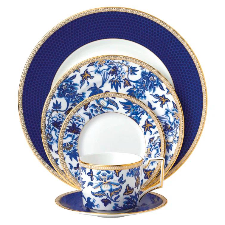 Wedgwood Hibiscus 11" Bone China Dinner Plate & Reviews | Wayfair