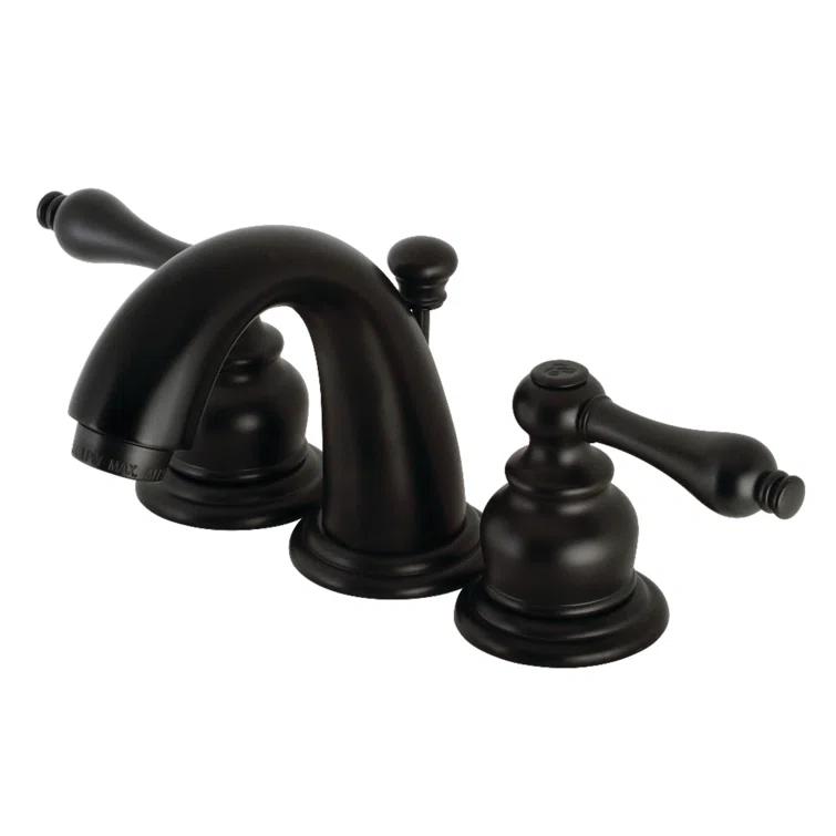 Kingston Brass KB910AL Kingston Brass Victorian Two-Handle 3-Hole Deck Mount Bathroom Faucet with Pop-Up