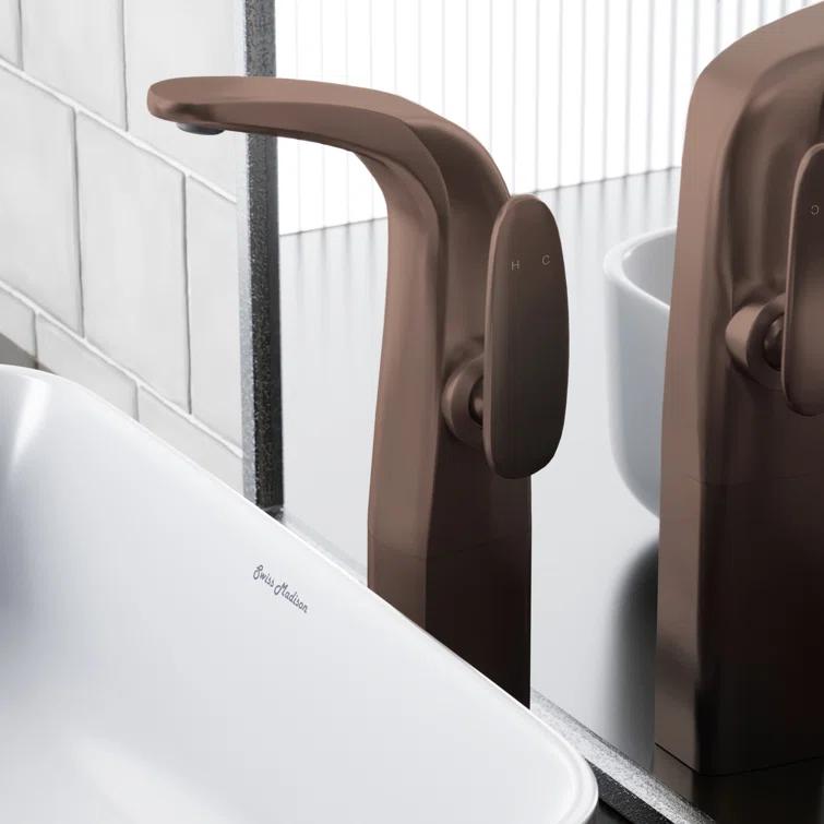 Château Single Hole, Single-Handle, High Arc Bathroom Faucet