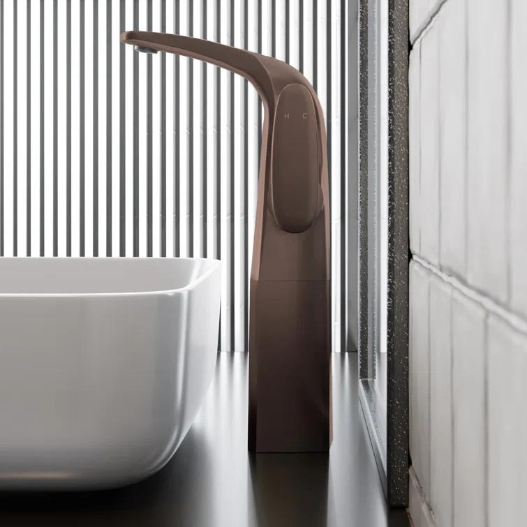Château Single Hole, Single-Handle, High Arc Bathroom Faucet