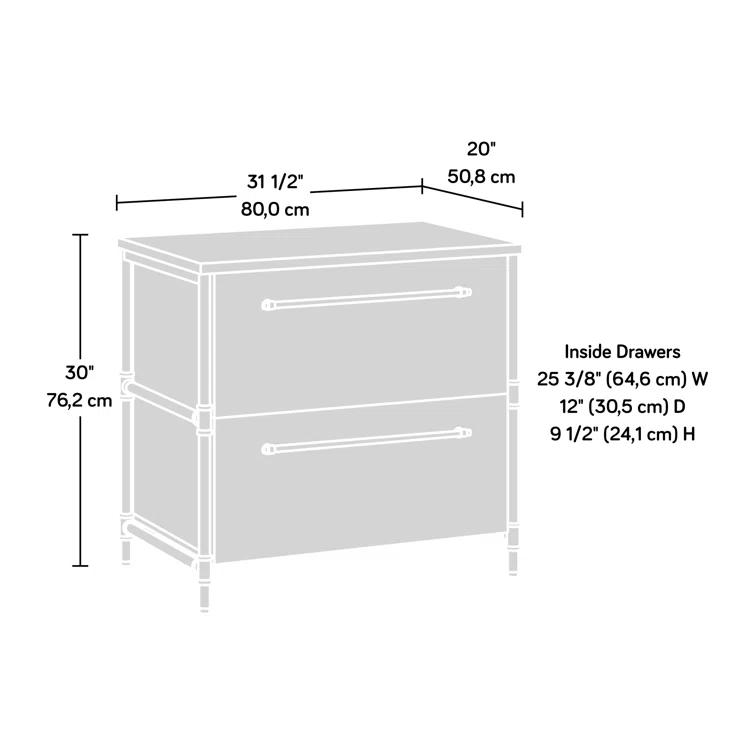 Stedman 31.5'' Wide 2 -Drawer File Cabinet
