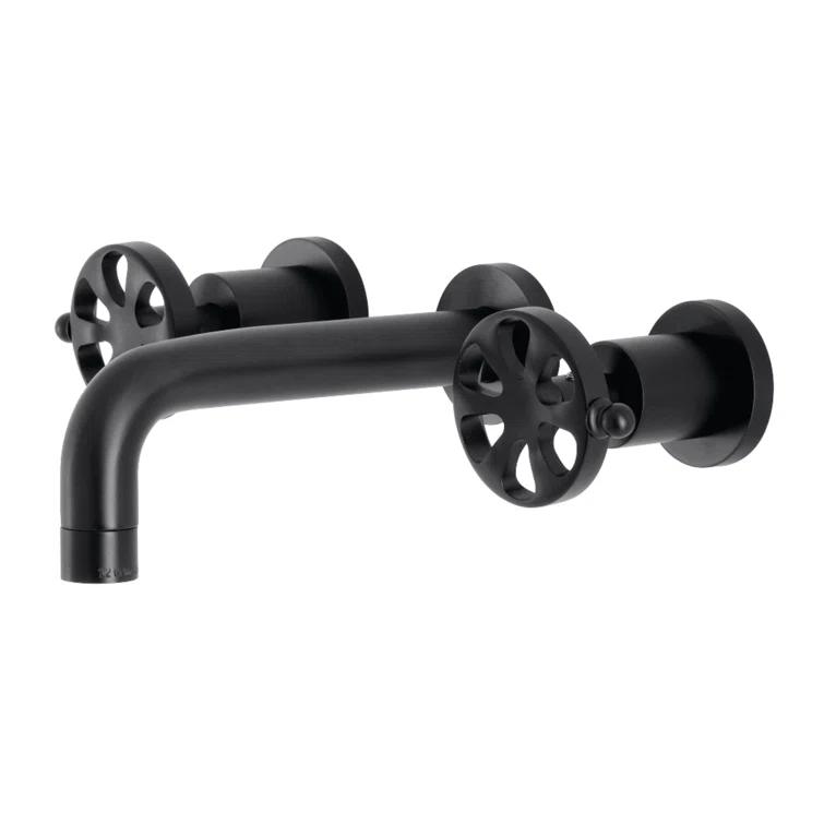 Kingston Brass Belknap Two-Handle 3-Hole Wall Mount Bathroom Faucet