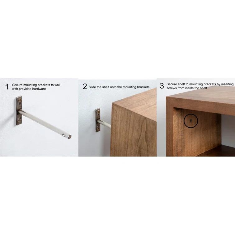 Robin Solid Wood Floating Shelf