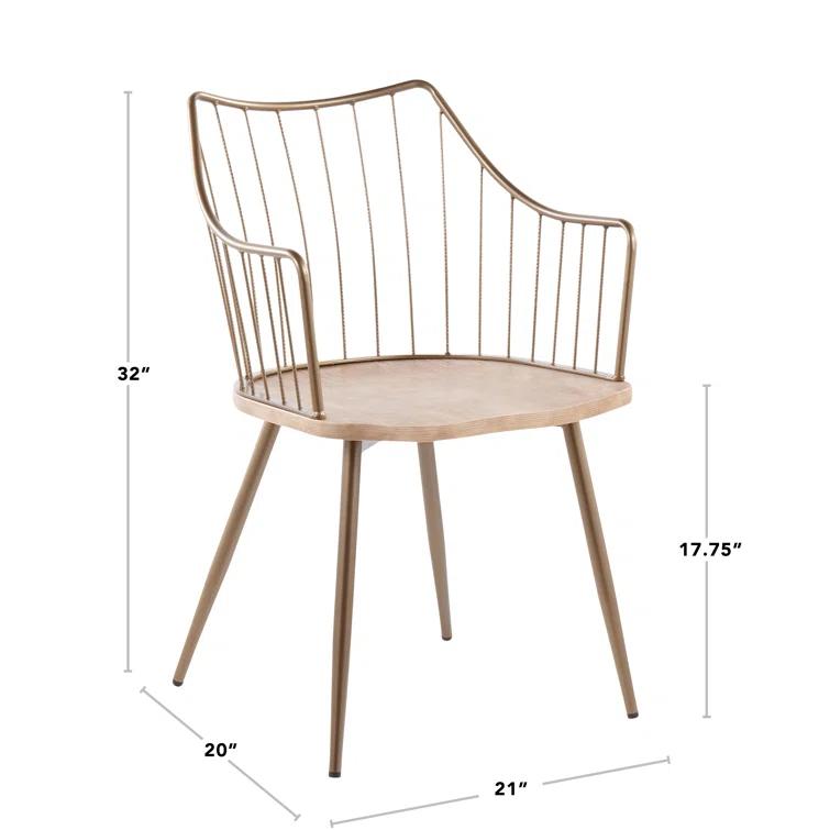 Fianna Slat Back Arm Chair