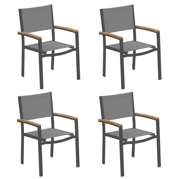 Travira Stacking Patio Arm Chair