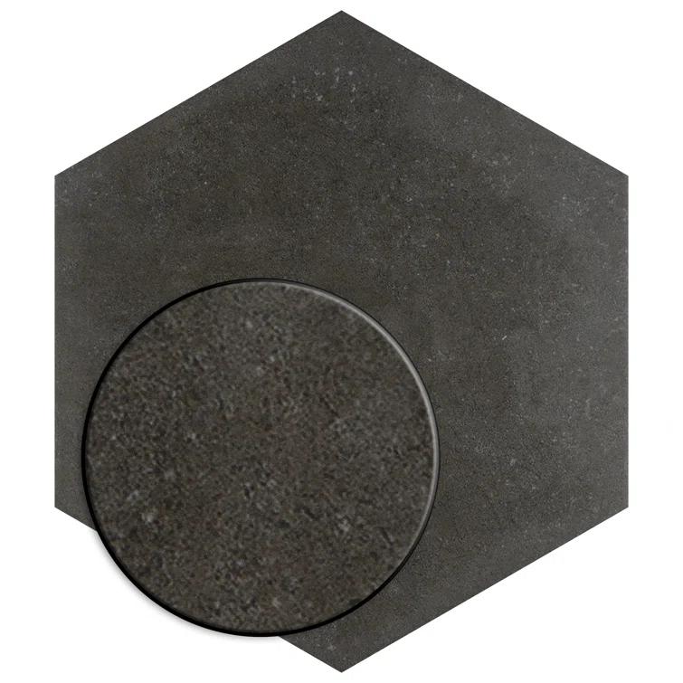 Annata Vintage Hex 8.63" x 9.88" Porcelain Wall & Floor Tile
