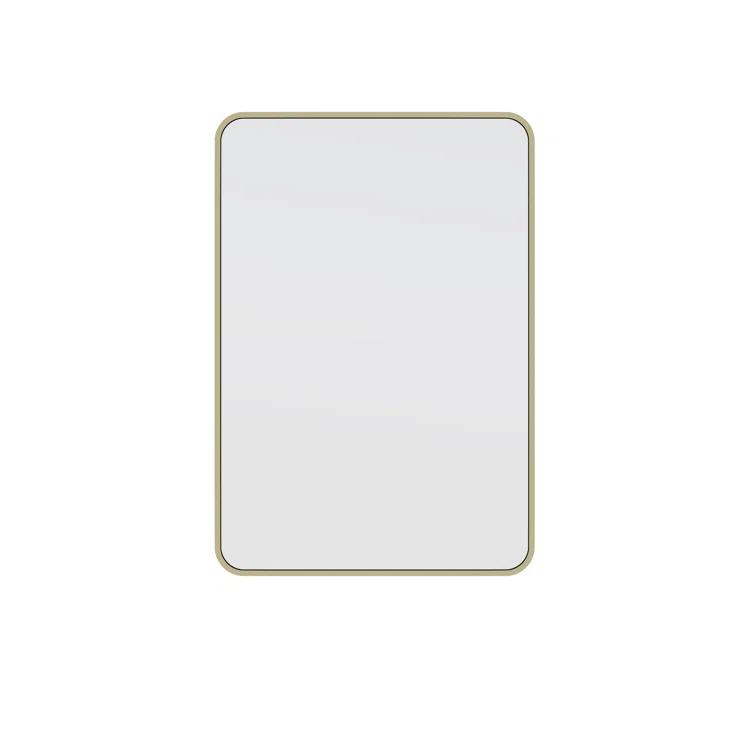 Trinity 22 in. x 48 in. Square Radius Mirror