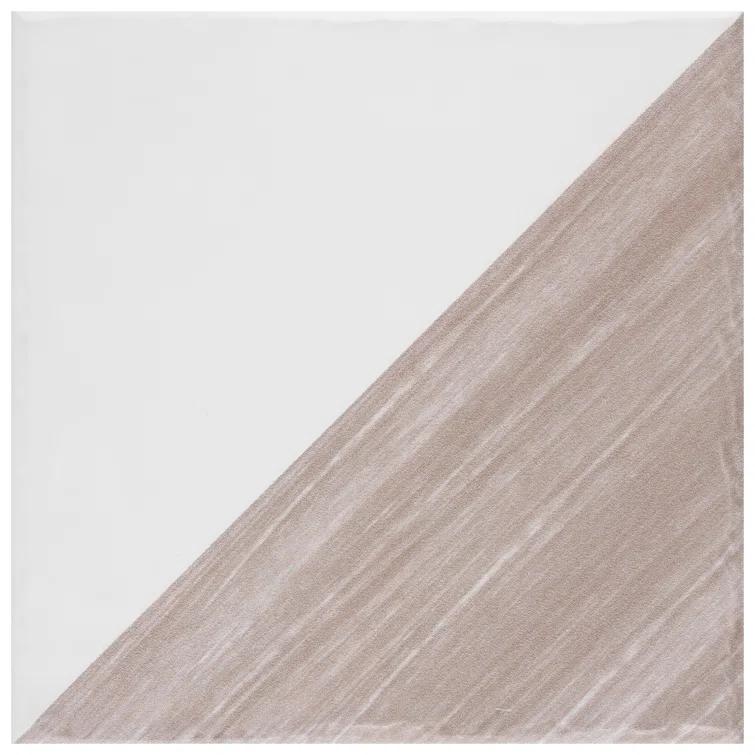 Triangle 6" x 6" Ceramic Patterned Wall Tile