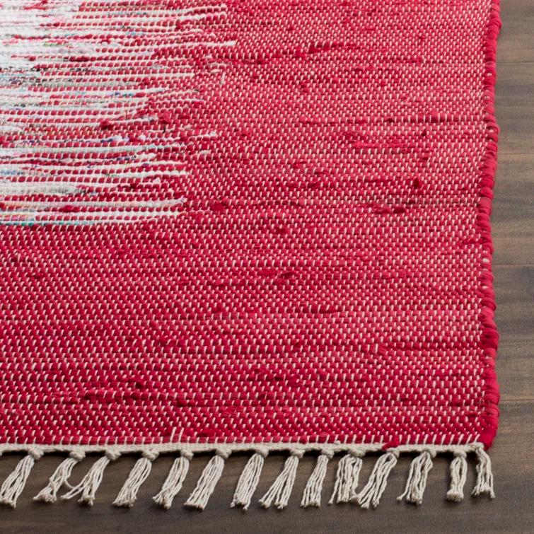 Pascual Hand Woven Cotton Abstract Rug