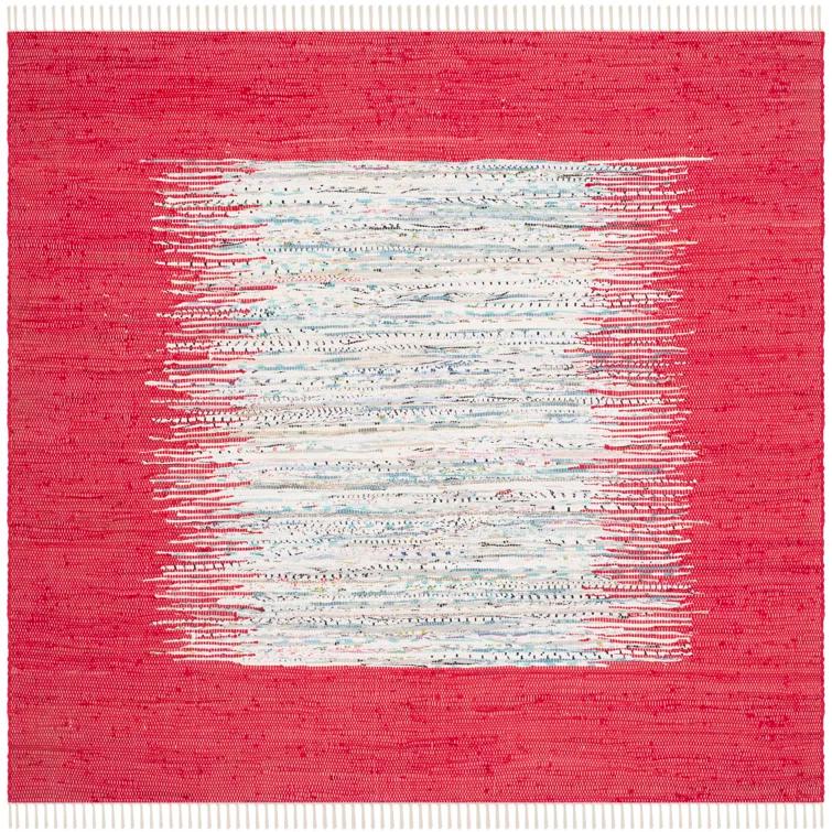 Pascual Hand Woven Cotton Abstract Rug