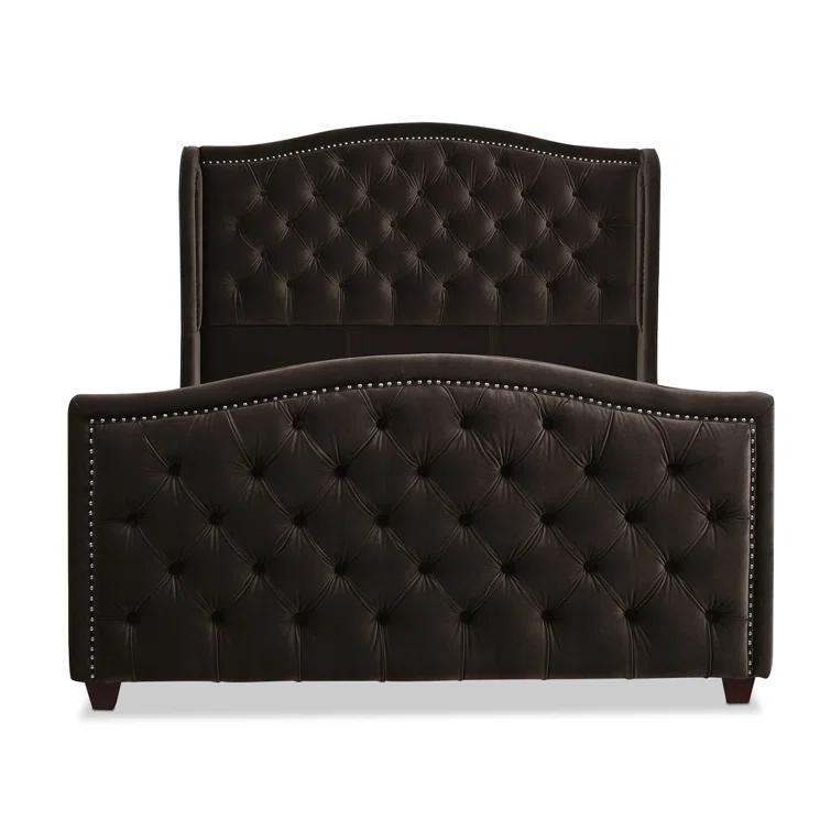 Coleman Upholstered Wingback Bed