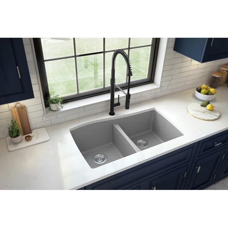 Karran Bluffton Single Handle Pull Down Sprayer Kitchen Faucet