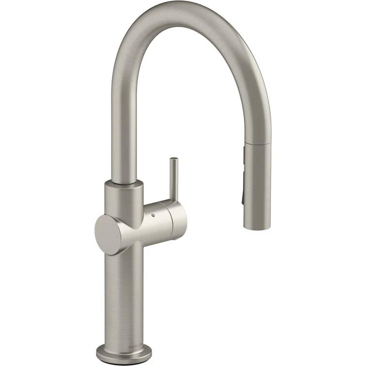Crue Touchless Pull-Down Kitchen Sink Faucet with Three-Function Sprayhead