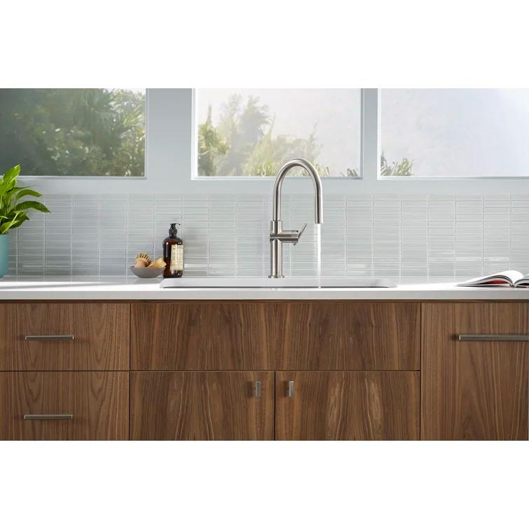 Crue Touchless Pull-Down Kitchen Sink Faucet with Three-Function Sprayhead
