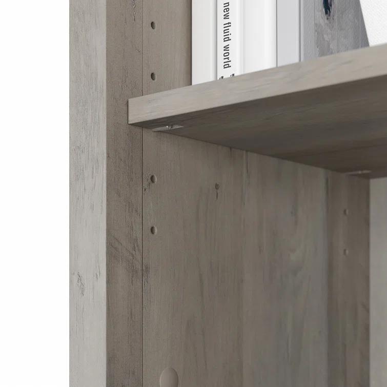 Khadesha Tall 5 Shelf Bookcase - Set Of 2