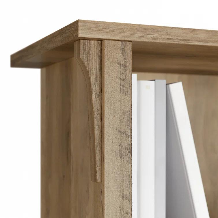 Khadesha Tall 5 Shelf Bookcase - Set Of 2