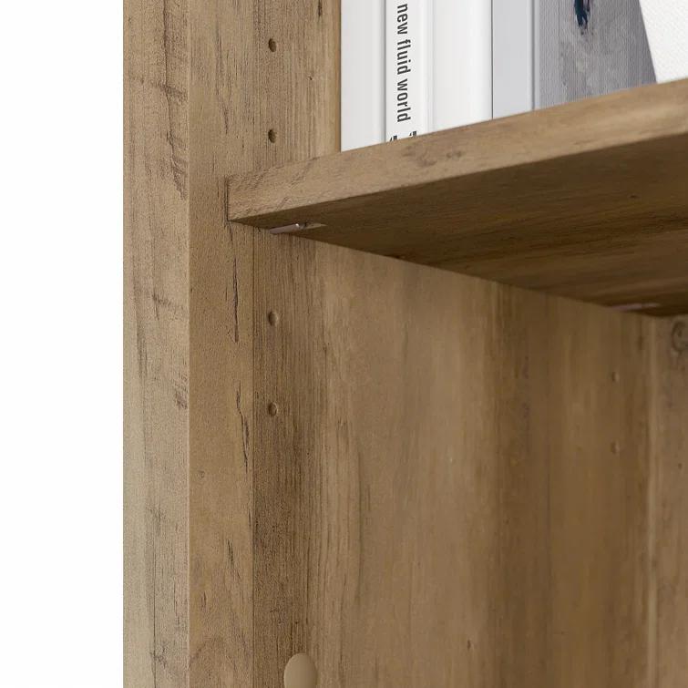 Khadesha Tall 5 Shelf Bookcase - Set Of 2
