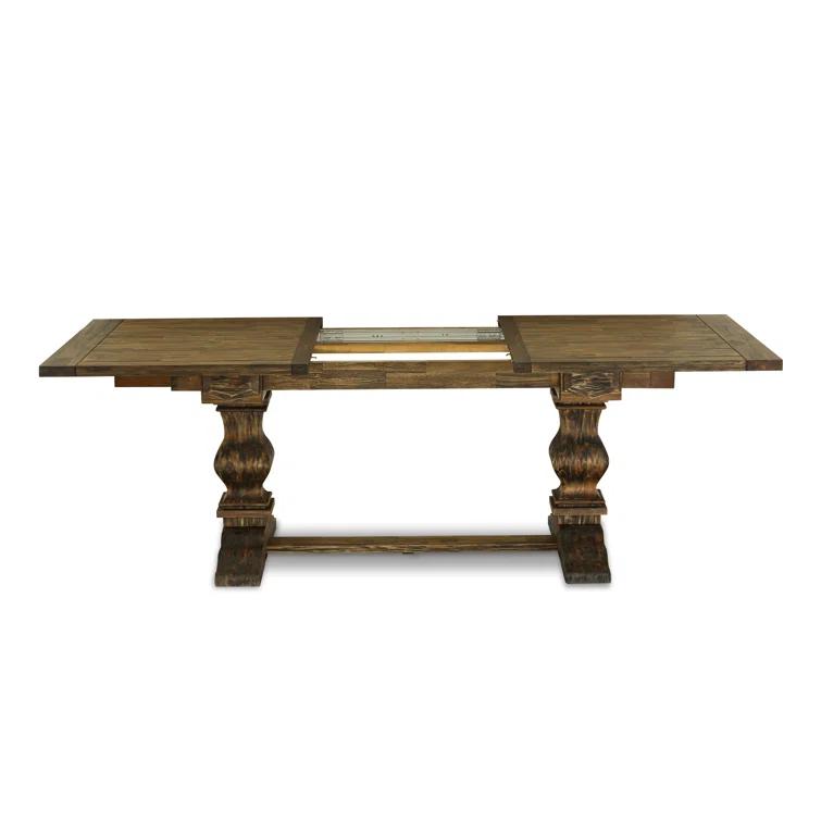 Lassale Removable Leaf Solid Wood Dining Set