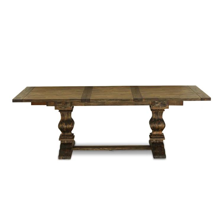 Lassale Removable Leaf Solid Wood Dining Set
