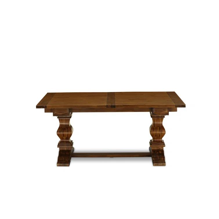 Lassale Removable Leaf Solid Wood Dining Set