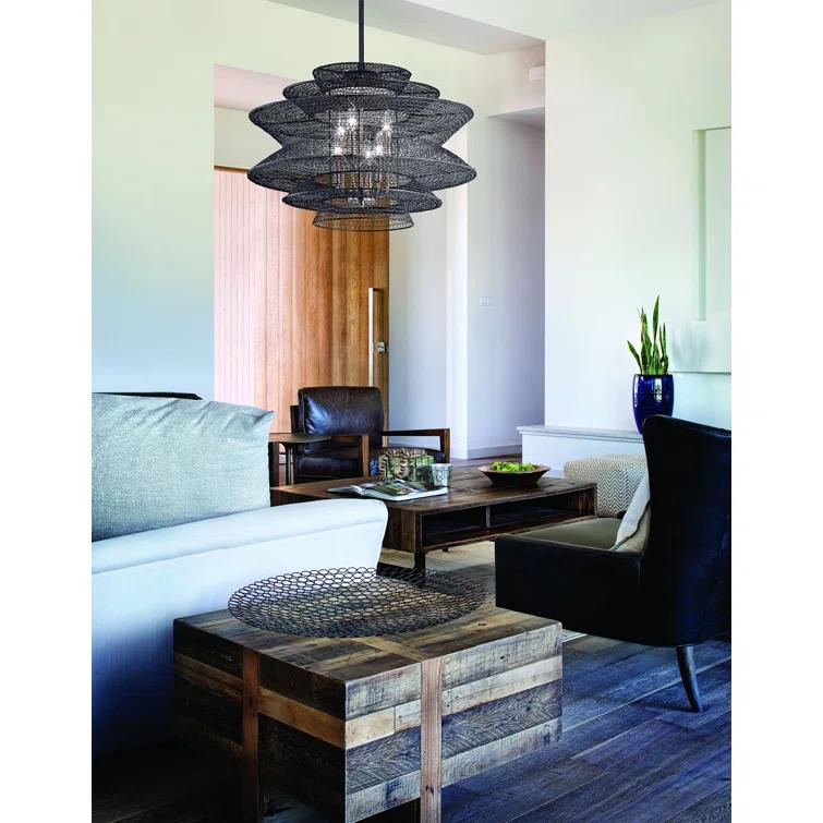 Kokoro 6 - Light Geometric Chandelier