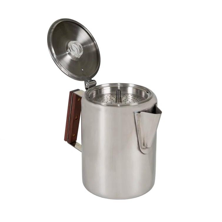 Stansport 276-9 Stansport Stainless Steel Percolator Coffee Pot 9 Cups