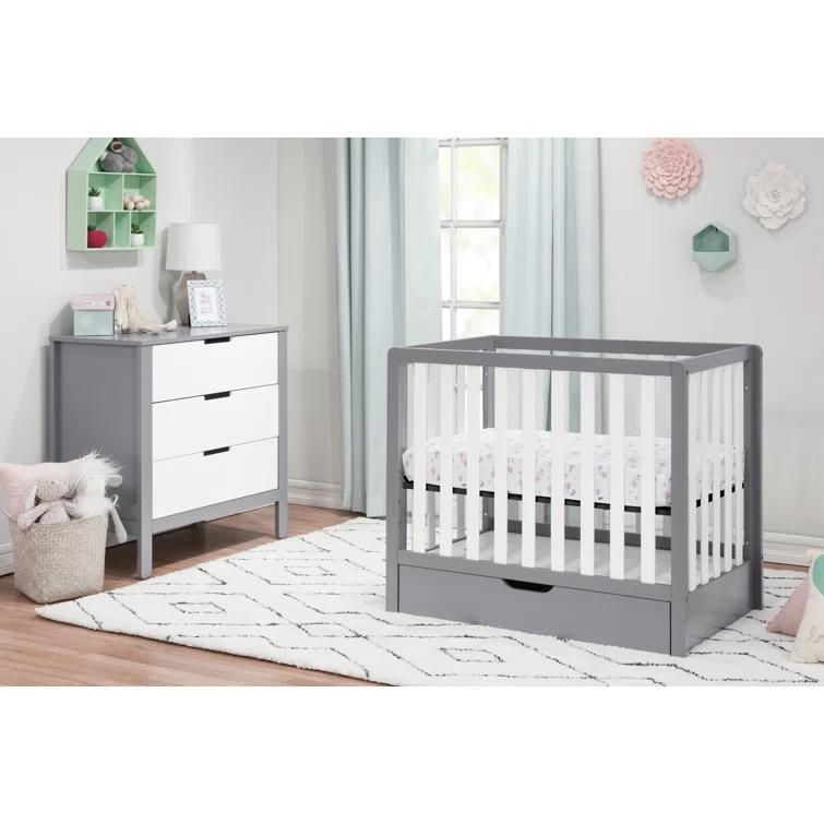 Colby 4-in-1 Mini Convertible Crib with Storage
