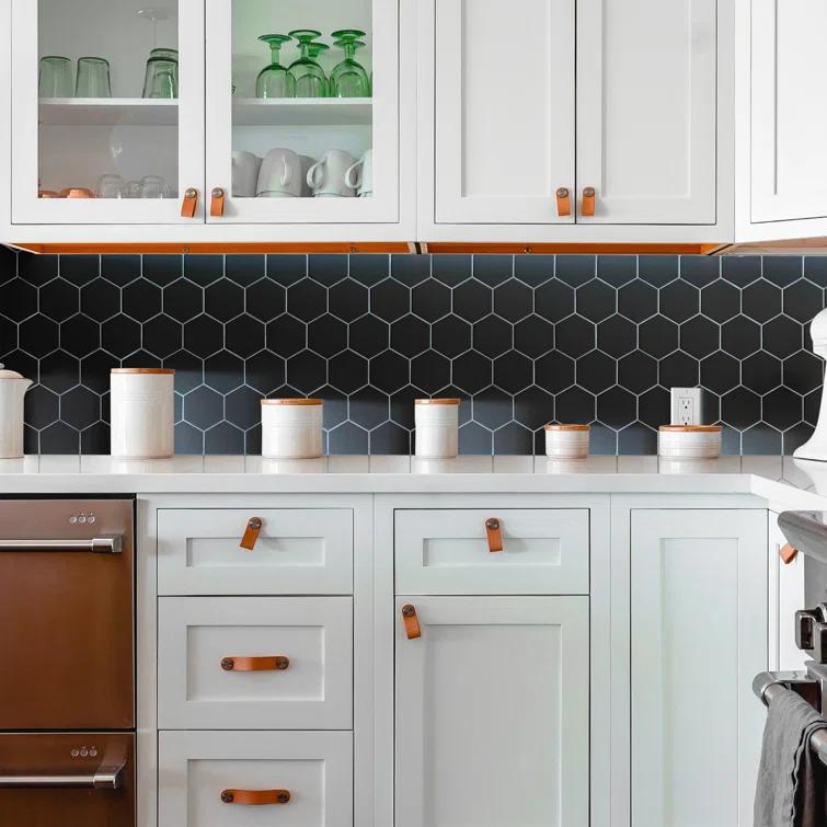 Supreme Tile Porcetile 10.08 in. x 11.64 in. Honeycomb Matte Porcelain Mosaic Wall and Floor Tile