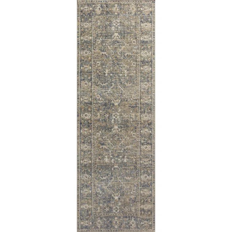 Rosemarie Rug by Chris Loves Julia x Loloi - Sand and Lagoon / 2'7" x 10' Runner