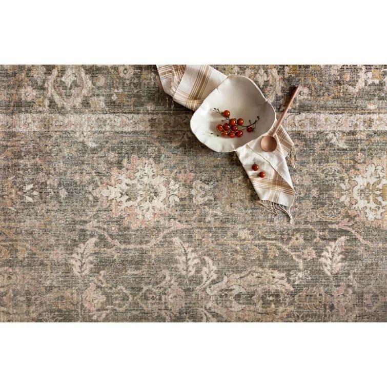 Rosemarie Rug by Chris Loves Julia x Loloi - Sage and Blush / 2'7" x 12' Runner