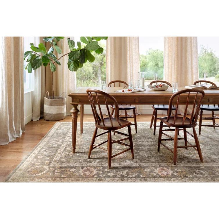Rosemarie Rug by Chris Loves Julia x Loloi - Sage and Blush / 6'3" x 9'