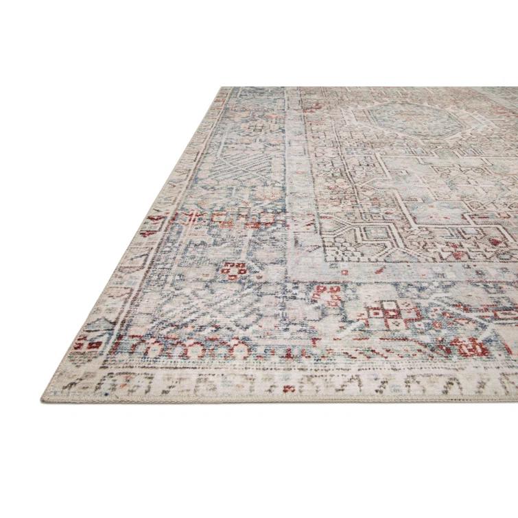 Chris Loves Julia x Loloi Jules Oriental Natural/Ocean Area Rug