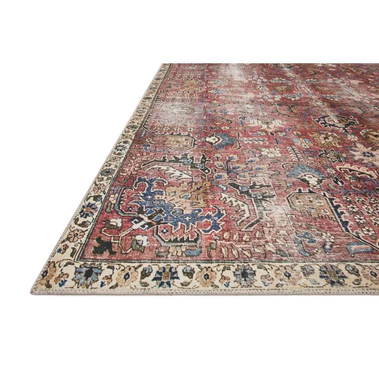 Chris Loves Julia x Loloi Jules Oriental Merlot Rug