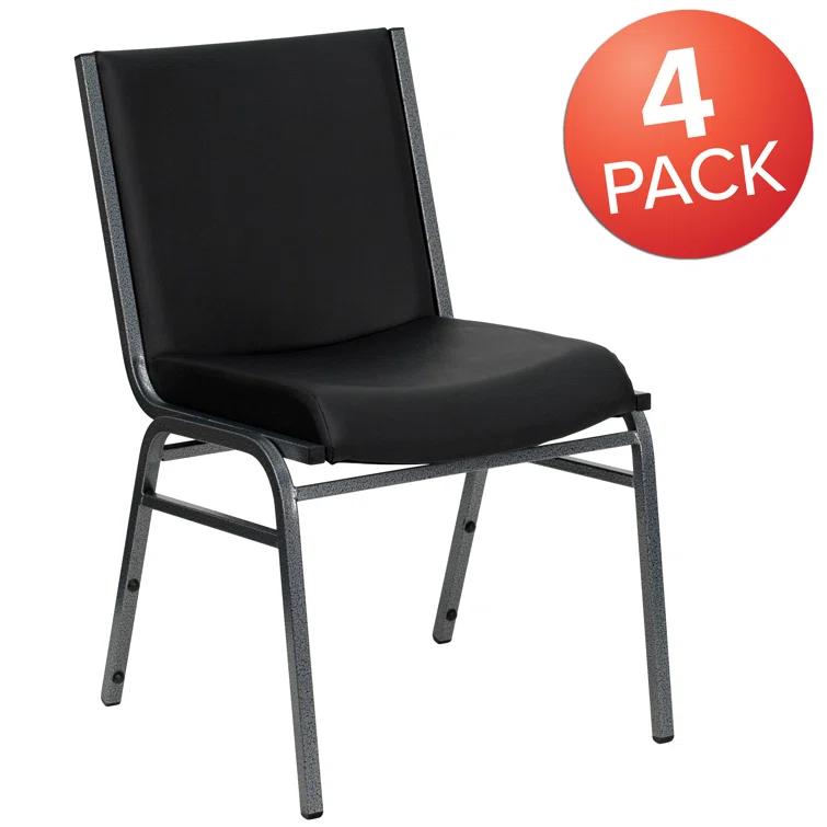 Flash Furniture Gunther Heavy Duty Stack Chair (Set of 4)