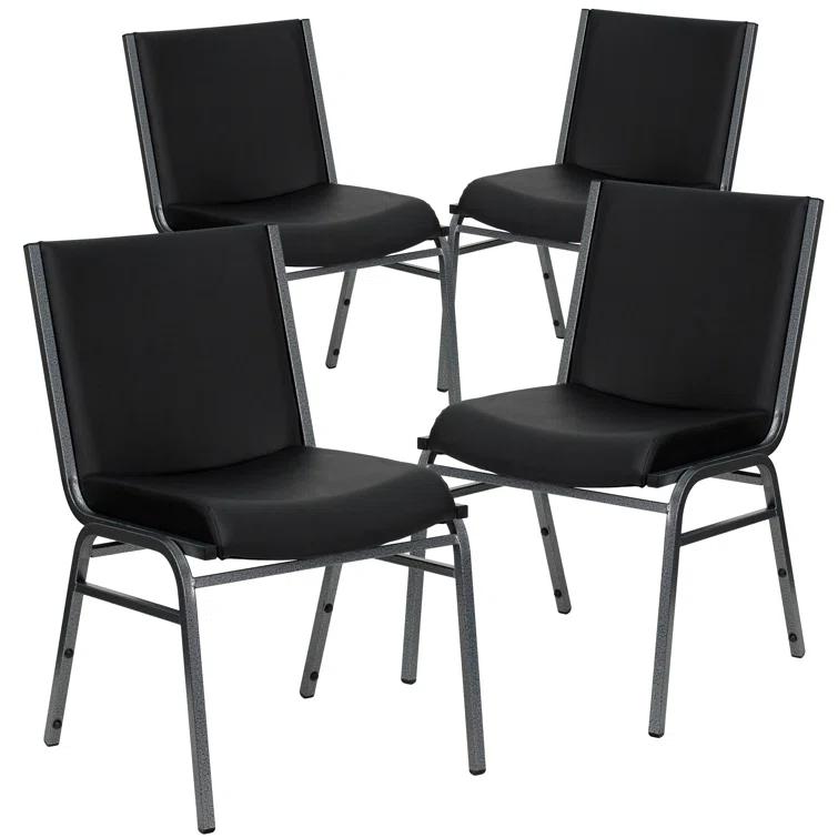 Flash Furniture Gunther Heavy Duty Stack Chair (Set of 4)