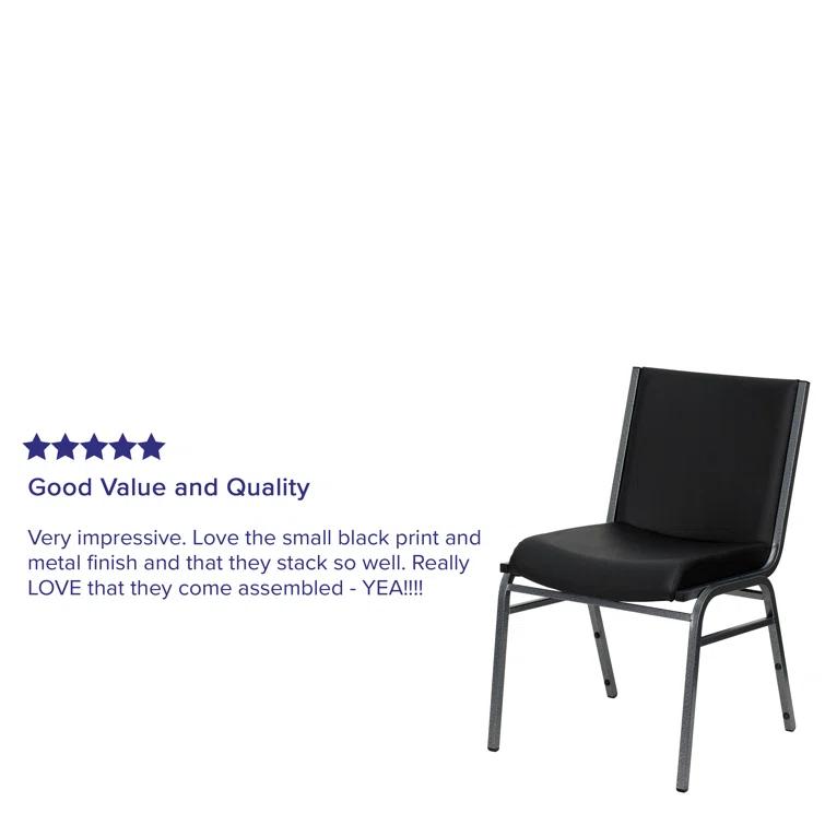 Flash Furniture Gunther Heavy Duty Stack Chair (Set of 4)