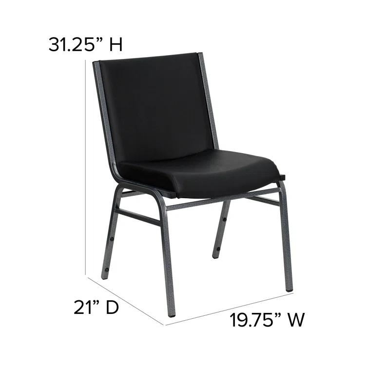 Flash Furniture Gunther Heavy Duty Stack Chair (Set of 4)