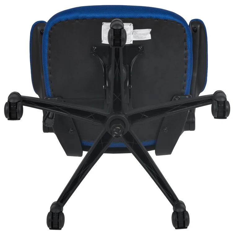 Jayetta Mid-Back Mesh Swivel Ergonomic Office Chair with Flip-Up Arms